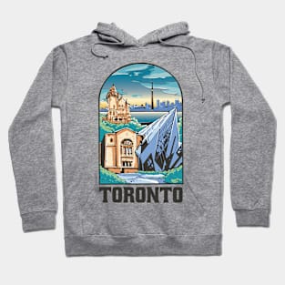 Toronto City Canada Landscape Hoodie